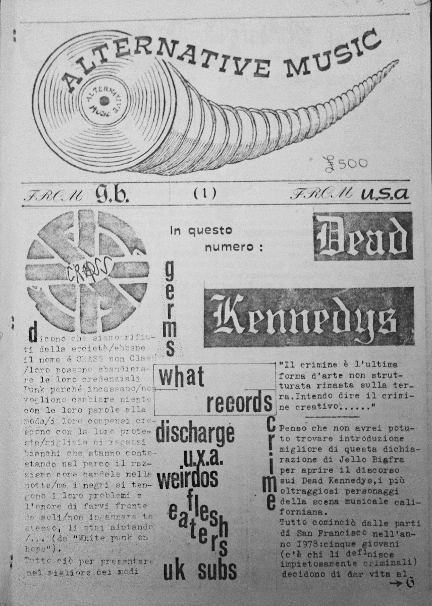 alternative music fanzine