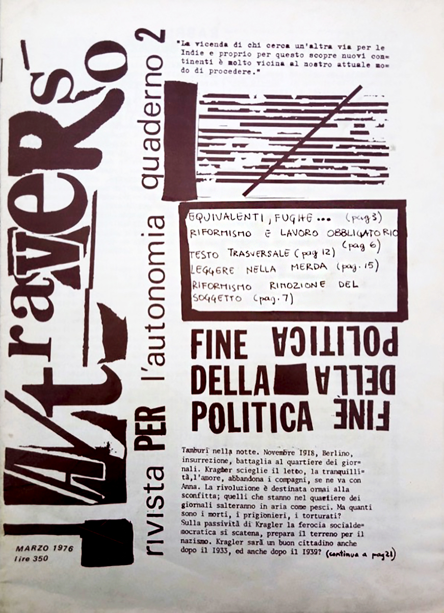 a/traverso fanzine