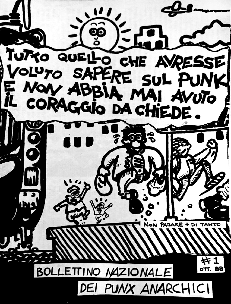 bollettino nazionale dei punx anarchici fanzine