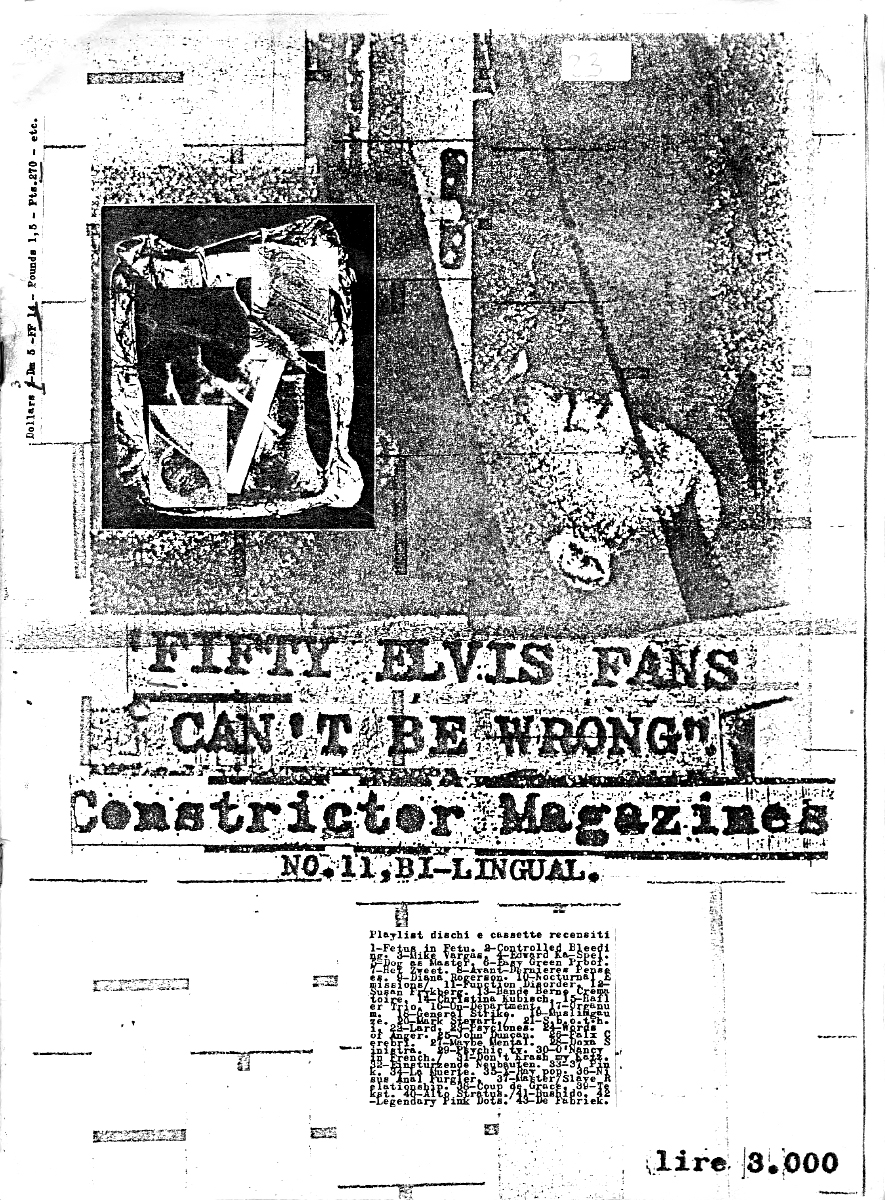 constrictor magazines fanzine