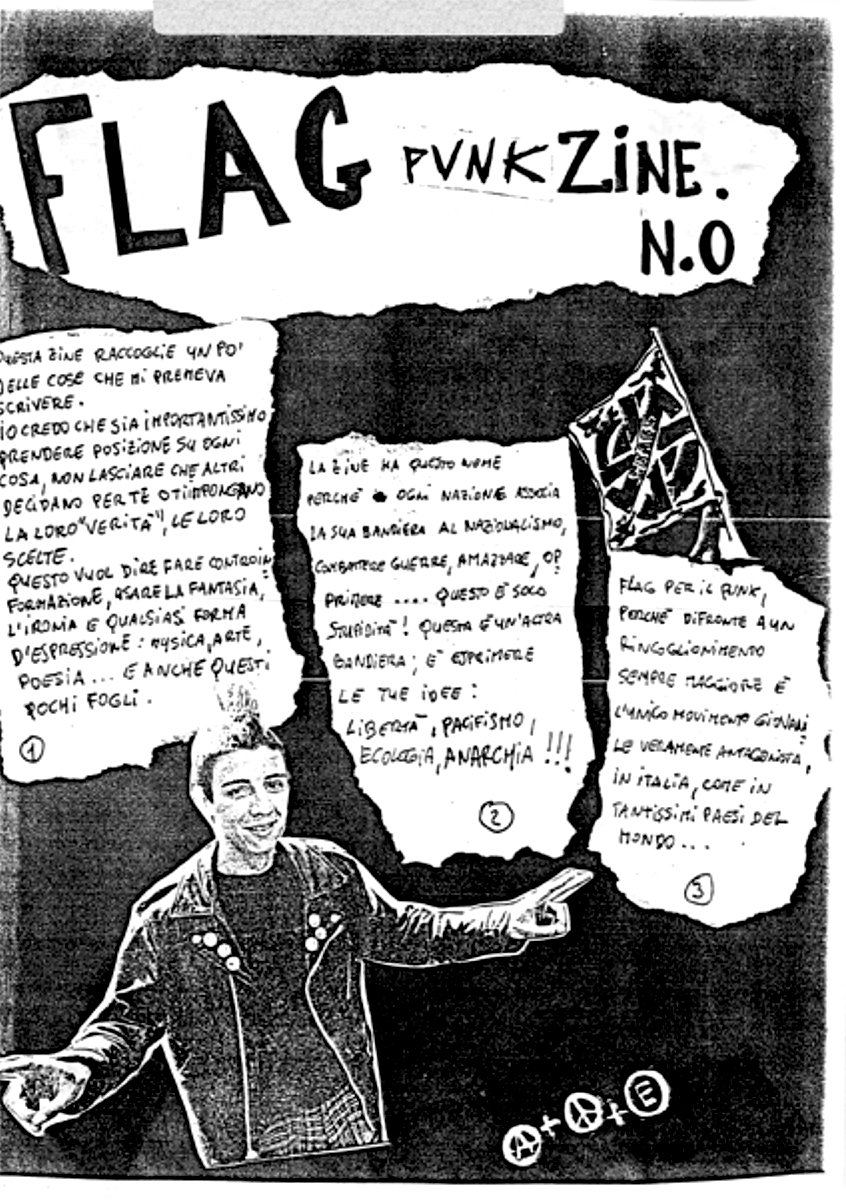 flag punkzine fanzine