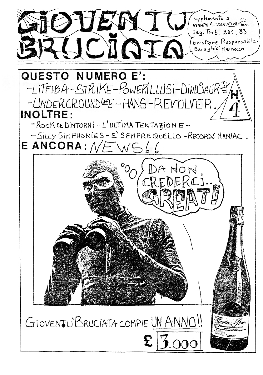 gioventu bruciata fanzine