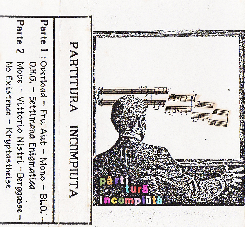 Copertina Demotape Partitura Incompiuta per Pianola Meccanica