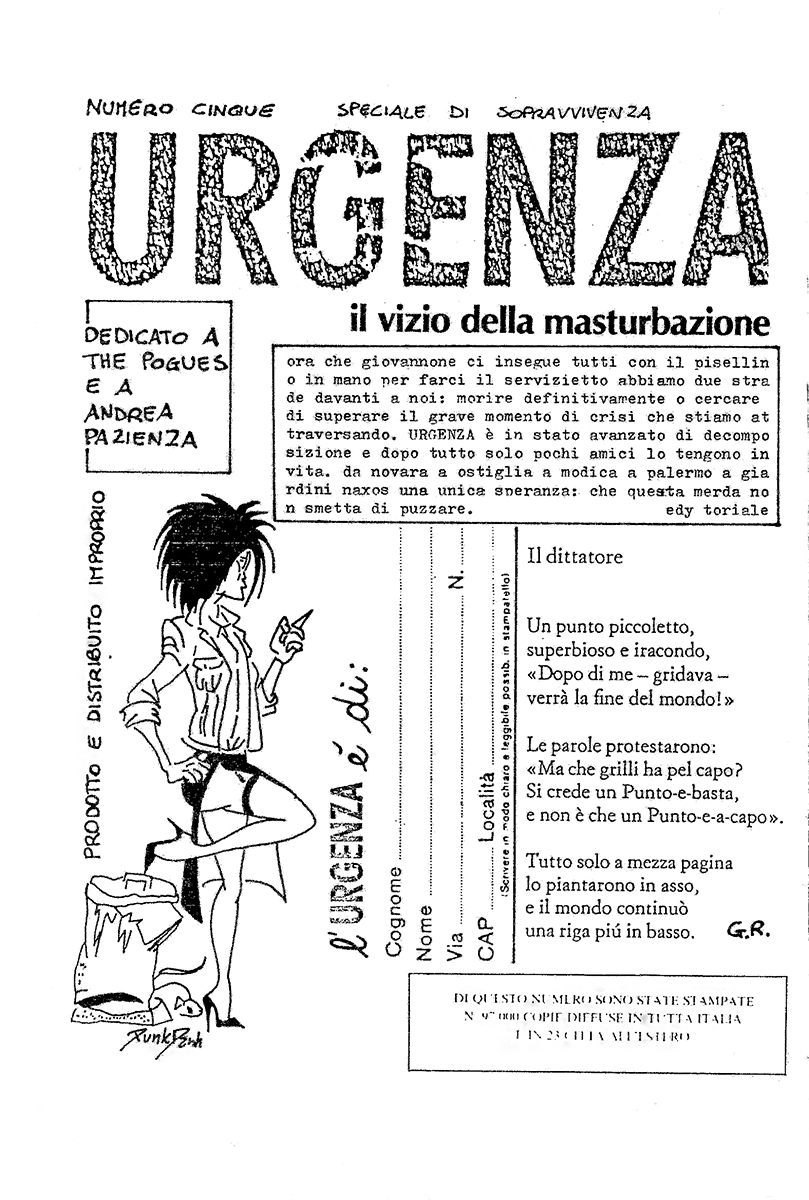 urgenza fanzine