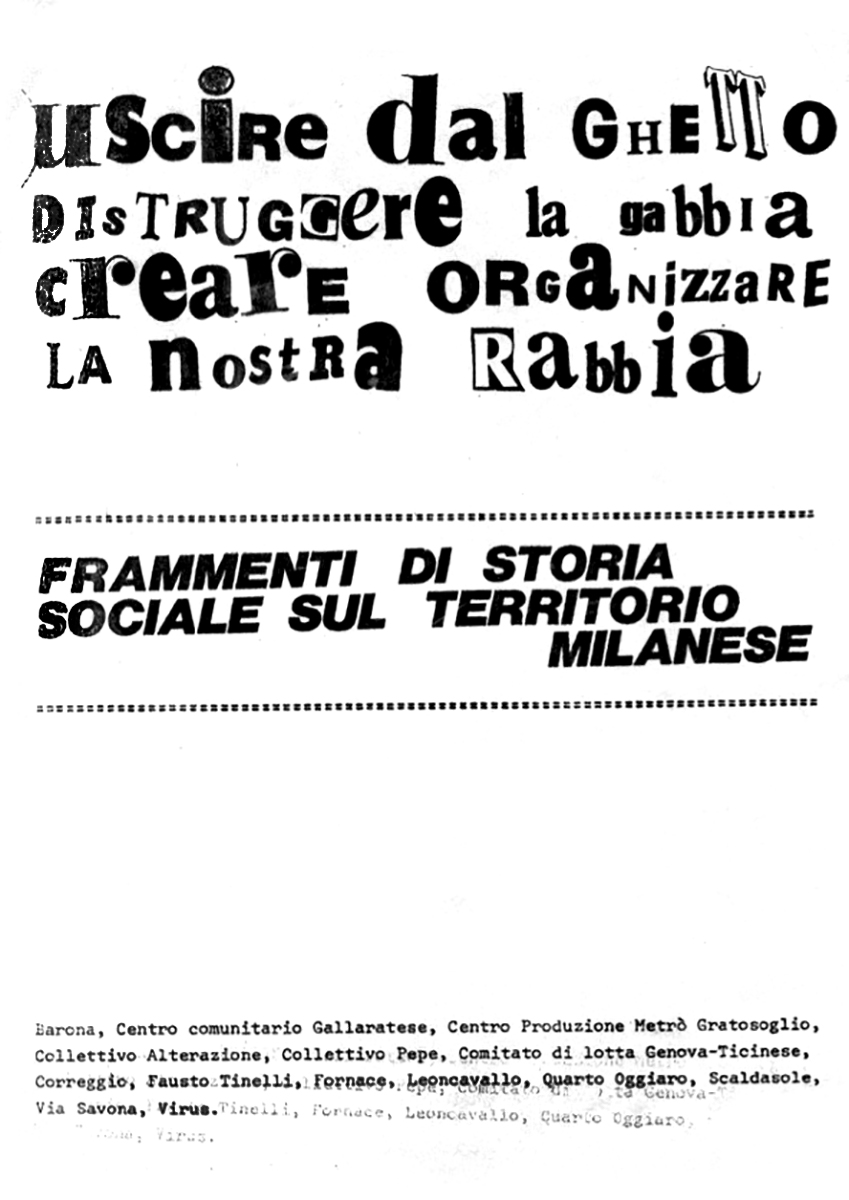 uscire dal ghetto fanzine